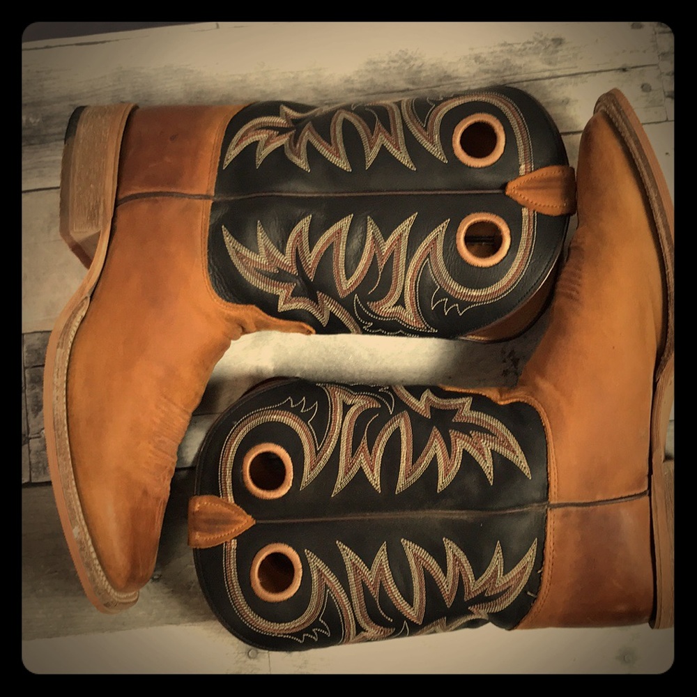 Justin bent rail western boots